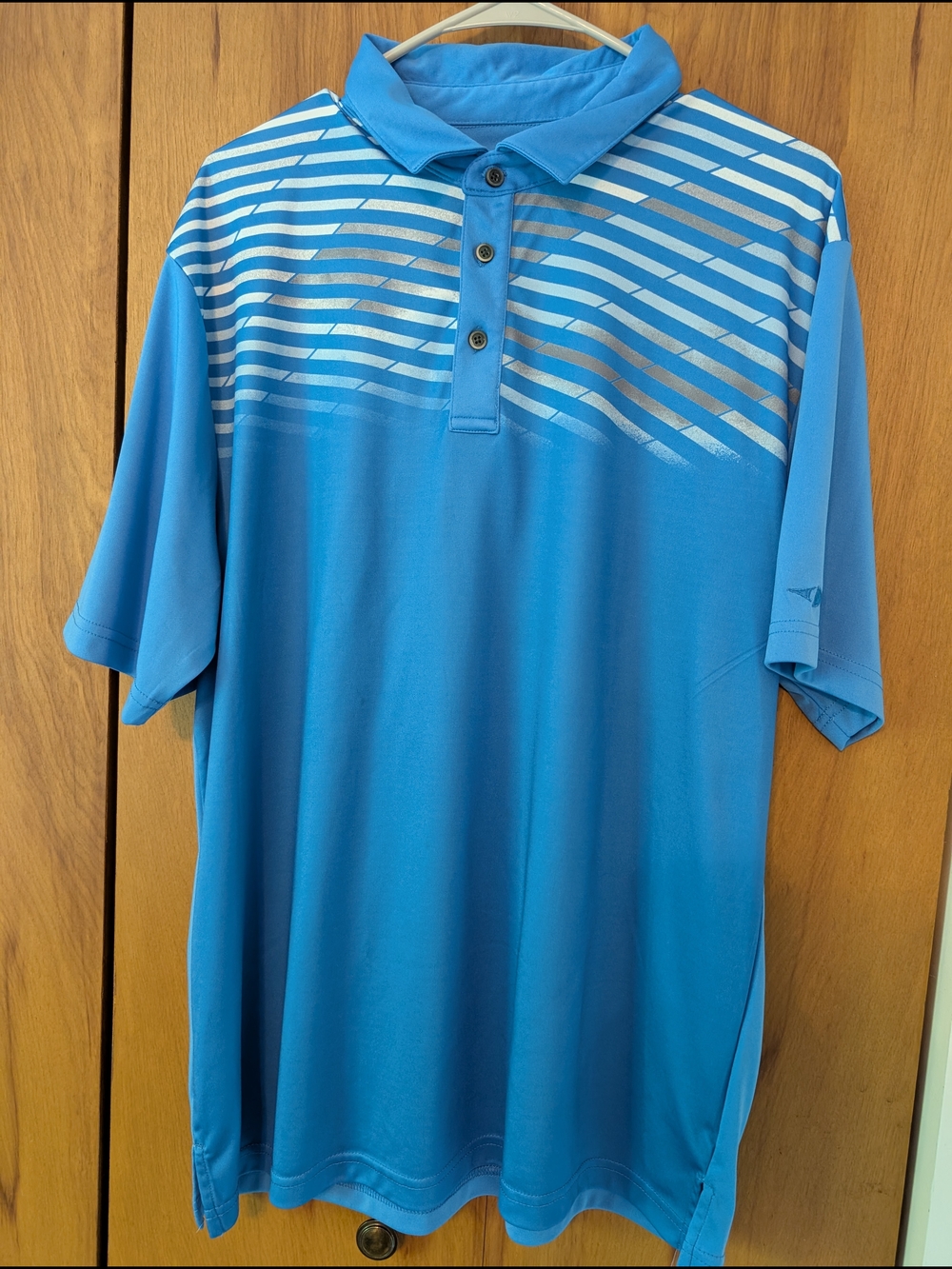 Grand slam Men's Blue Performance Polo Shirt Size Large